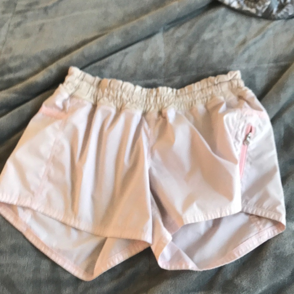Baby pink lulu shorts